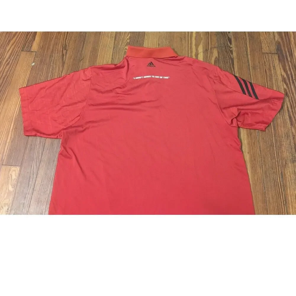 Adidas Clima Cool Ryder Cup Red Mens XL Polo